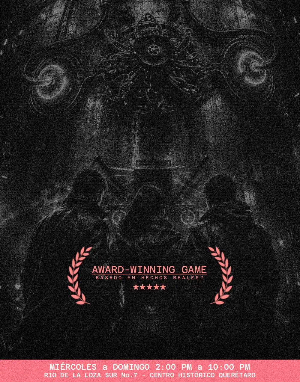 Escape Room X. Enigma Rooms inmersivos en Querétaro. Retos mentales y trabajo en equipo.